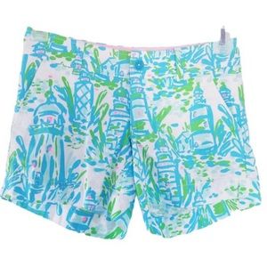 LILLY PULITZER  High Beams Lighthouse Printed Callahan Shorts